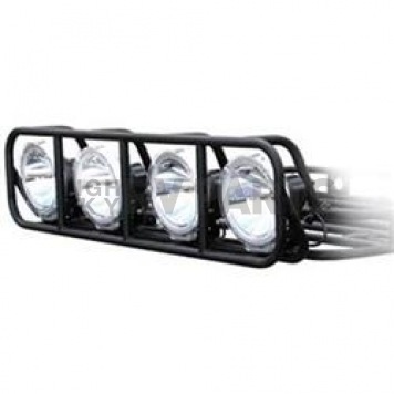 Smittybilt Defender Roof Basket Light Mount Black Single - 69001