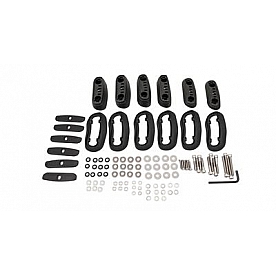 Rhino-Rack USA Roof Rack Mounting Kit Black Set Of 6 - RCP28BK