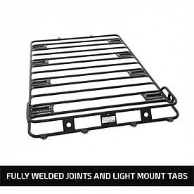 Smittybilt Roof Basket 54 Inch x 66 Inch Steel Black - 45555