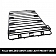 Smittybilt Roof Basket 54 Inch x 66 Inch Steel Black - 45555