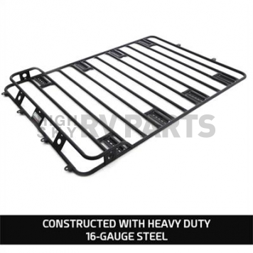 Smittybilt Roof Basket 54 Inch x 66 Inch Steel Black - 45555-1