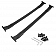 Black Horse Offroad Roof Rack Cross Bar 150 Lb Capacity Black Set Of 2 - TRGMTAOE