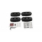 Rhino-Rack USA Roof Rack Mounting Kit Black Set Of 4 - RCP37BK