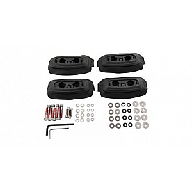 Rhino-Rack USA Roof Rack Mounting Kit Black Set Of 4 - RCP37BK