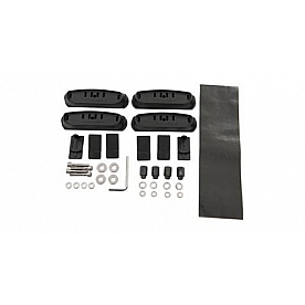 Rhino-Rack USA Roof Rack Mounting Kit Black Set Of 4 - RCP40BK