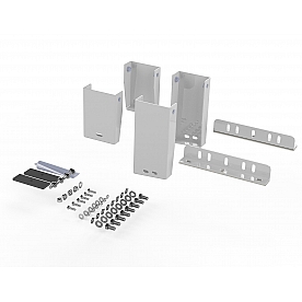 KargoMaster Ladder Rack - Covered Utility Steel Full Roof Gutter Mount - 4MESDD