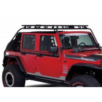 Warrior Products Roof Basket - Roof Rack Kit Steel Black Renegade - 885