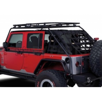 Warrior Products Roof Basket - Roof Rack Kit Steel Black Renegade - 885-1