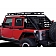 Warrior Products Roof Basket - Roof Rack Kit Steel Black Renegade - 885