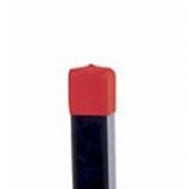 Weather Guard (Werner) Ladder Rack Cross Bar End Cap Aluminum Red - 7596