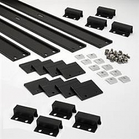 Surco Products Roof Basket Flooring 84 Inch x 50 Inch Aluminum Black - 1114