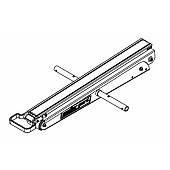 Weather Guard (Werner) Ladder Rack Drop Down Mechanism Aluminum White - 70521