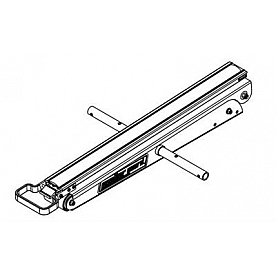 Weather Guard (Werner) Ladder Rack Drop Down Mechanism Aluminum White - 70521