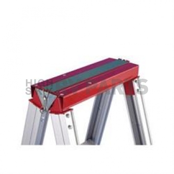 Global Product Logistics Ladder Accessory Shelf Top Mount Red Steel - REDTOP