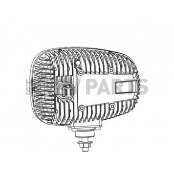 Grote Industries Snow Plow Light - 44/ 60 Watt High Beam/ 22/ 40 Watt Low Beam Clear - 846415-1