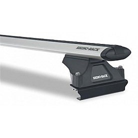 Rhino-Rack USA Roof Rack - 71 Inch Silver Direct Fit 2 Bars - JA6332