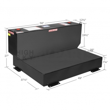 Weather Guard Liquid Transfer Tank Steel L-Shape 110 Gallon - 360502-1