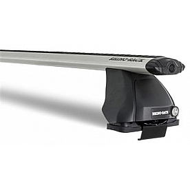 Rhino-Rack USA Roof Rack - 50 Inch Silver 2 Bars Bars Direct Fit - JA3370
