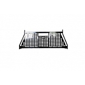 Iron Cross Headache Rack Commercial Square Design Black Steel - 200004