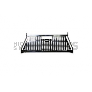 Iron Cross Headache Rack Commercial Square Design Black Steel - 200004