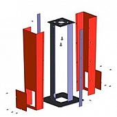 Fill Rite by Tuthill Liquid Transfer Tank Pump Pedestal 40.4 Inch - KITPD