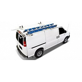 KargoMaster Ladder Rack - Covered Utility Steel Full Roof Gutter Mount - 4TLSDD