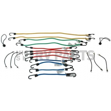 Reese Bungee Cord Yellow/ Green/ Red/ Blue  20 Piece - 9429000