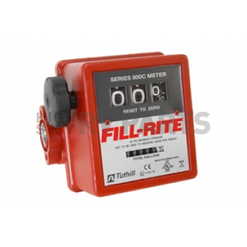 Fill Rite by Tuthill Flow Meter Mechanical 3 Digit 19 To 76 Liters Per Minute - 807CL