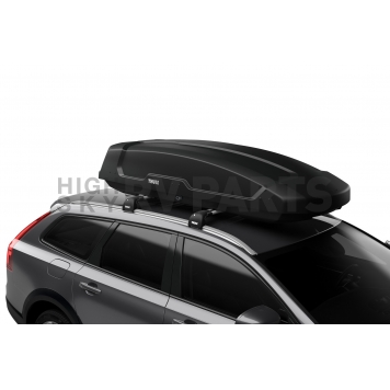 Thule Cargo Box Carrier 18 Cubic Feet Capacity Dual Side Opening Black - 6358B-1
