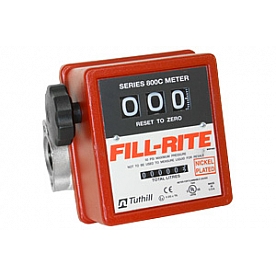 Fill Rite by Tuthill Flow Meter Mechanical 3 Digit 19 To 76 Liters Per Minute - 807CLN1