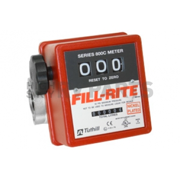 Fill Rite by Tuthill Flow Meter Mechanical 3 Digit 19 To 76 Liters Per Minute - 807CLN1
