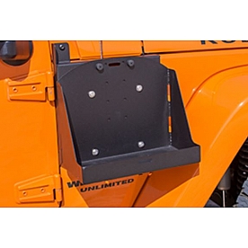 MOR/ryde Liquid Storage Container Mount Black - Holds Jerry/ NATO Or Sceptre Cans Passenger Side - JP54-019