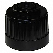 RJS Racing Liquid Storage Container Cap Round Black - 200004900