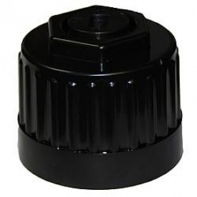RJS Racing Liquid Storage Container Cap Round Black - 200004900