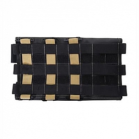 Smittybilt Cargo Organizer Sun Visor Black/ Tan Polyester - 56644