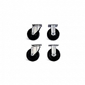 KNAACK Tool Box Wheel - 5 Inch 1240 Pounds Rubber Set Of 4 - 505
