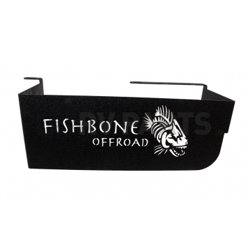 Fishbone Offroad Cargo Organizer Bolts On To Wheel Well Steel Black - FB25103