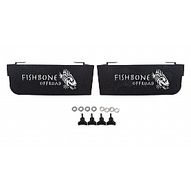 Fishbone Offroad Cargo Organizer Bolts On To Wheel Well Steel Black - FB25104
