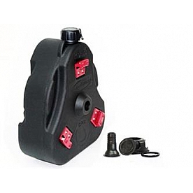 Daystar Liquid Storage Container Triangular Polyurethane Resin 2.5 Gallon - KU71114BK