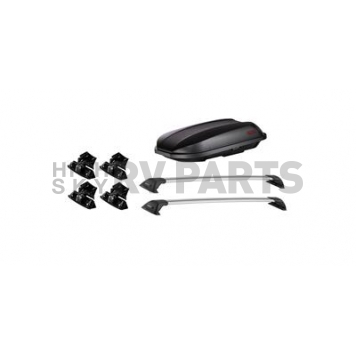 Yakima Cargo Carrier - Roof Rack Kit 14 Cubic Feet 74 Inch Black ABS Plastic - K0019920CC