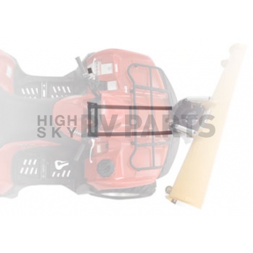 Warn Industries Snow Plow - Straight Blade Center Mount 50 Inch For ATV/UTV - 89613P50-2