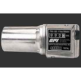 GPI Fuel Flow Meter 4 Digit Display 4 To 20 GPM Aluminum - 11120018