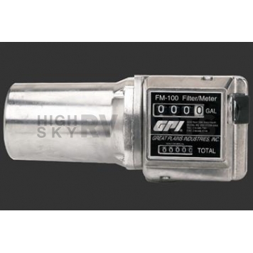 GPI Fuel Flow Meter 4 Digit Display 4 To 20 GPM Aluminum - 11120018