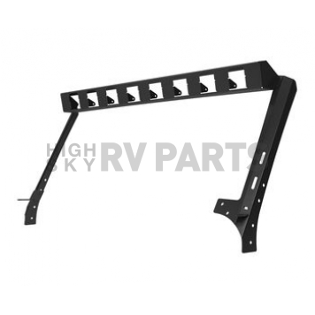 Go Rhino Overland Roof Rack Steel Black With Windshield Light Frame - 59948300T-1