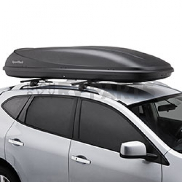 SportRack Cargo Box Carrier 16 Cubic Feet Capacity Passenger Side Opening ABS Plastic - SR7016-1