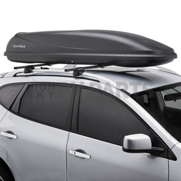 SportRack Cargo Box Carrier 11 Cubic Feet Capacity Passenger Side Opening ABS Plastic - SR7011-1