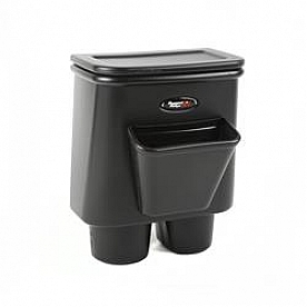Rugged Ridge Cargo Organizer Black Plastic Rear Seat - 1355115