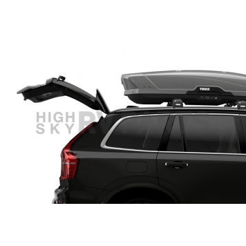 Thule Cargo Box Carrier 18 Cubic Feet Capacity Dual Side Opening Titan - 629807-4
