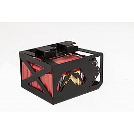 Fab Fours Cargo Organizer Under Seat Steel Black - JK071090B