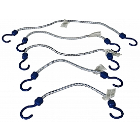 Highland Bungee Cord Nylon Wrapped Rubber 18 Inch/ 24 Inch/ 32 Inch Set Of 5 - 8533600